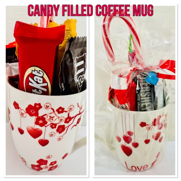 Coffee Mug filled with Candy Personalized Coffee Mug