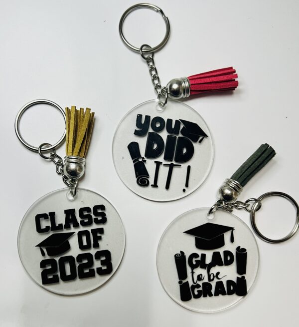 Graduation Personalized Acrylic Key Chain Graduation Gifts