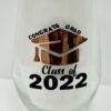 Graduation Personalized Wineglass