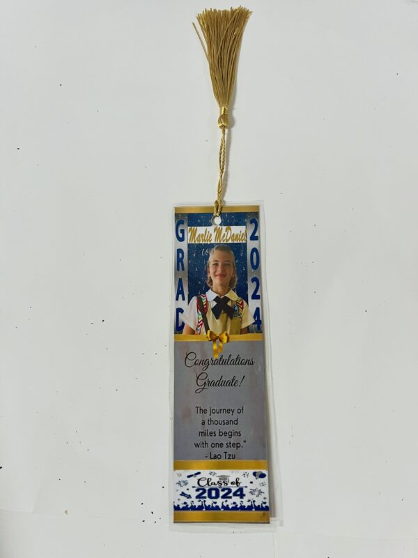 IMG_1631 Graduation Personalized Bookmark