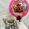 Graduation Fully Personalized Bucket/Gift Box/Basket With Bubble Balloon