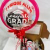 Graduation Fully Personalized Bucket/Gift Box/Basket With Bubble Balloon