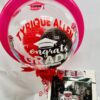 Graduation Fully Personalized Bucket/Gift Box/Basket With Bubble Balloon