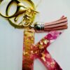 Custom Letter Resin Keychain