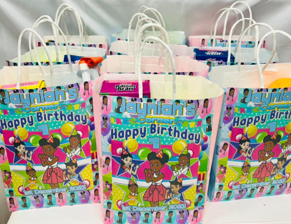 IMG_2983 Personalized Party Treat Bag - Gift Bag Filled