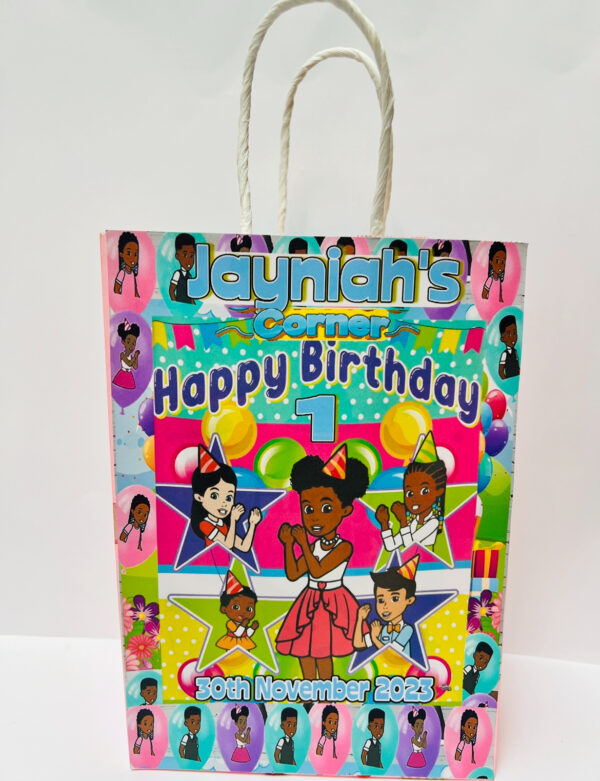 Personalized Party Treat Bag - Gift Bag Empty