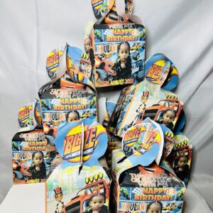 Personalized Party Treat Bag - Special Fold Filled