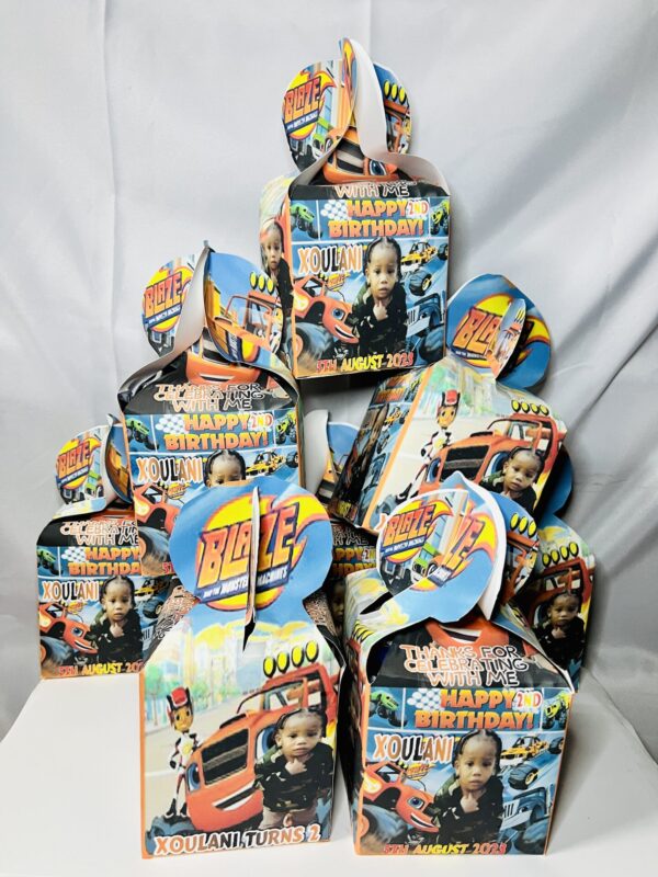 Special Fold Treat Bags Personalized Party Treat Bag - Special Fold Filled