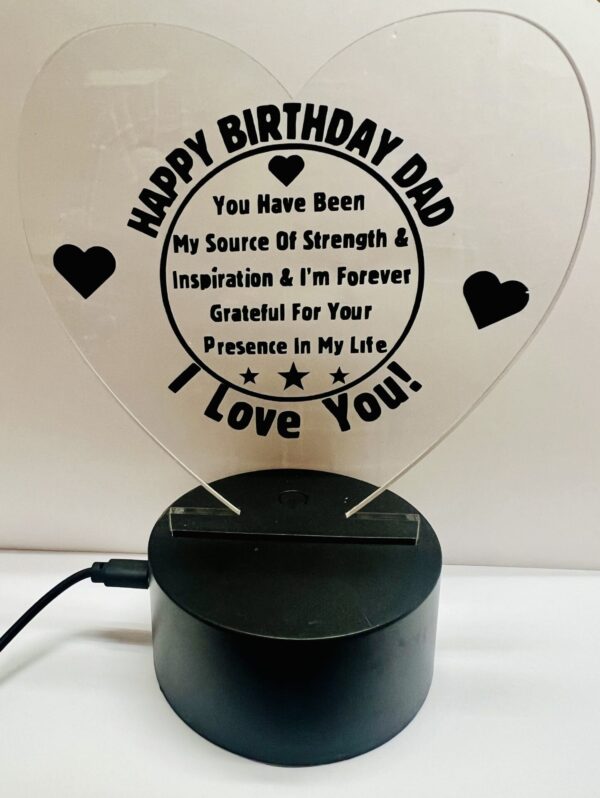IMG_4295 Personalized Appreciation/Thank You Engraved Acrylic LED Night Light