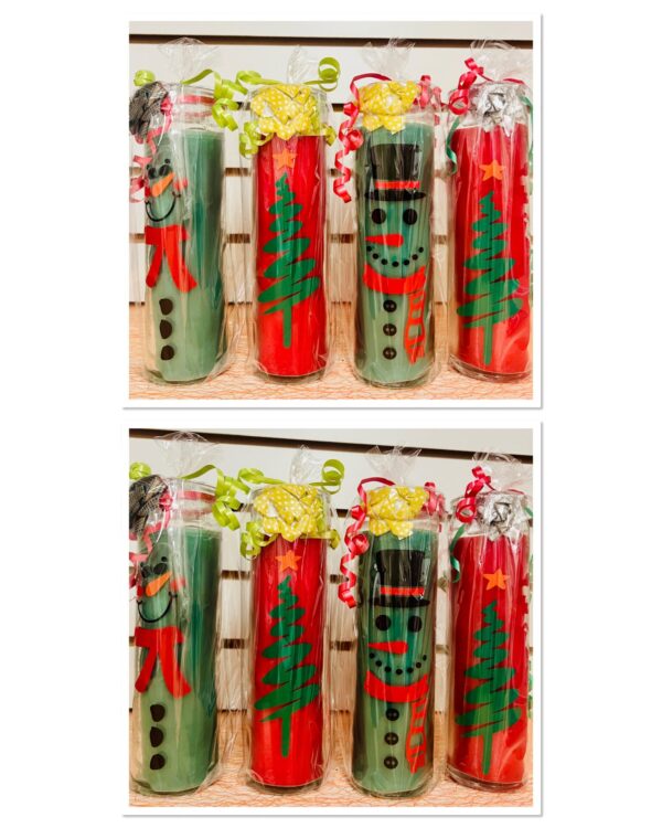 Christmas Theme Candle Christmas Candle