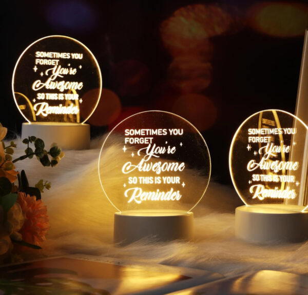 IMG_6344 Personalized Appreciation/Thank You Engraved Acrylic LED Night Light