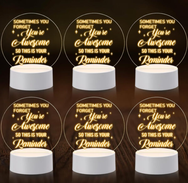 IMG_6345 Personalized Appreciation/Thank You Engraved Acrylic LED Night Light