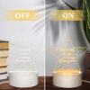 Personalized Appreciation/Thank You Engraved Acrylic LED Night Light
