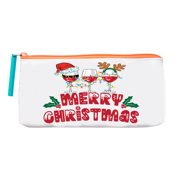 Pencil Case Merry Christmas large Christmas Personalized Pouch