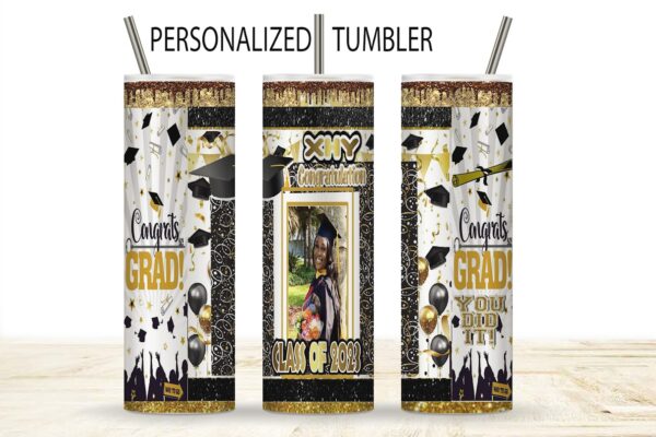 Personalized 20 oz Tumbler Graduation Gifts
