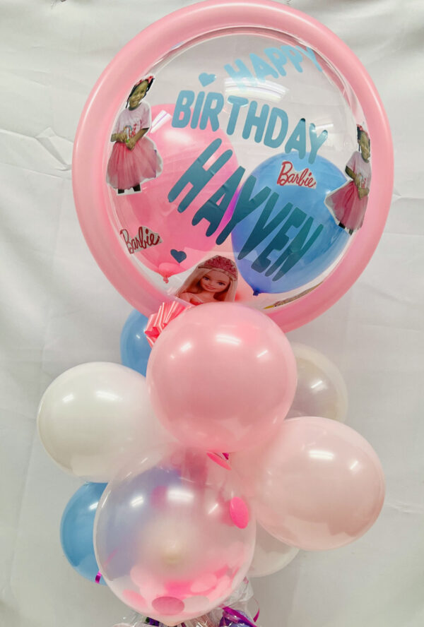 Personalized Balloon Bouquet Personalized Bubble Balloon Bouquet