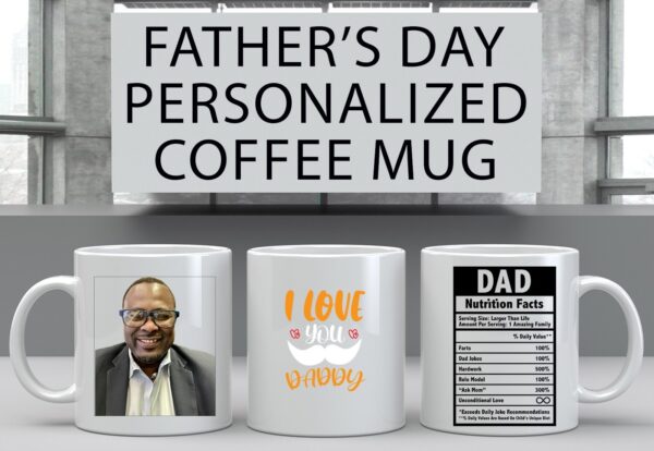 Personalized Photo Ceramic Mug Father's Day Gifts