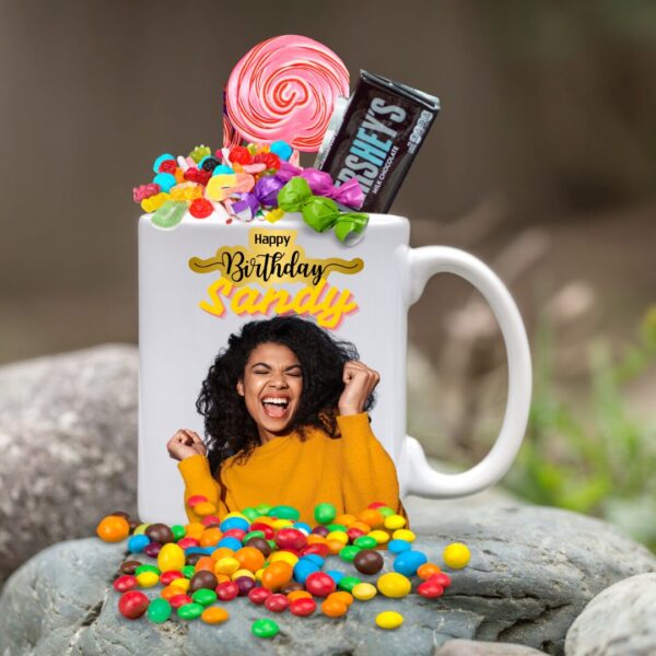 Photo Mug With Candies Personalized Photo Mug