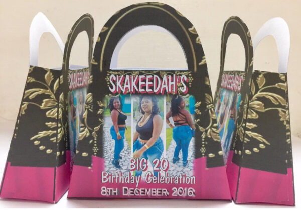 favor bags bucket shape Favor Gift Bag Personalized