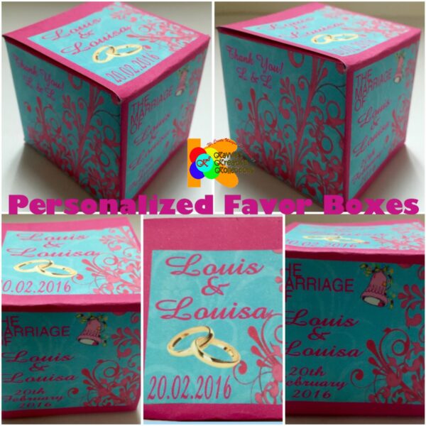 favor boxes Favor Gift Box Personalized