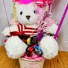 Candy Bouquet Teddy Bear Hot Air Balloon Arrangement
