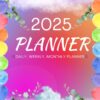 2025 Printable Planner - Daily, Weekly, Monthly Goals & Income Tracker