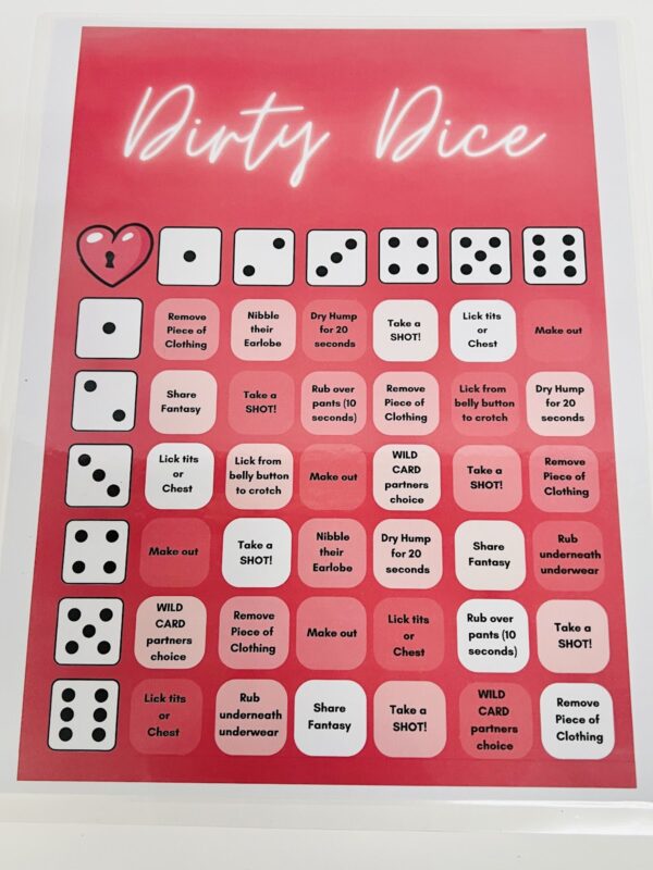 Board Game Adult Dirty Dice Adult Board Games