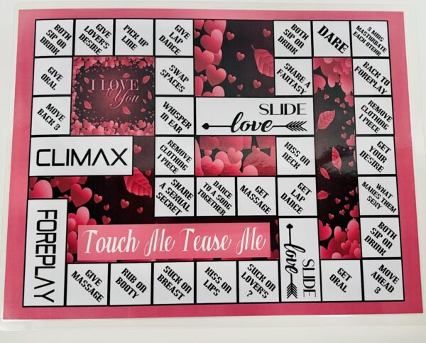 Board Game Adult Touch Me Tease Me Adult Board Games