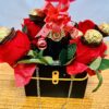 Floral Purse Chocolate Roses Gift Package