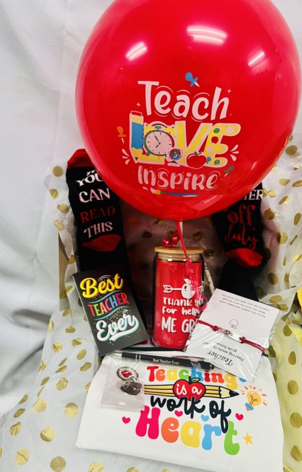 IMG_3110 Teacher’s Day Deluxe Appreciation Gift Box – Inspirational Notebook, Teacher Glass Cup & More