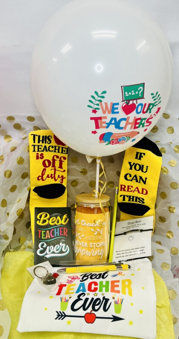 IMG_3111 Teacher’s Day Deluxe Appreciation Gift Box – Inspirational Notebook, Teacher Glass Cup & More