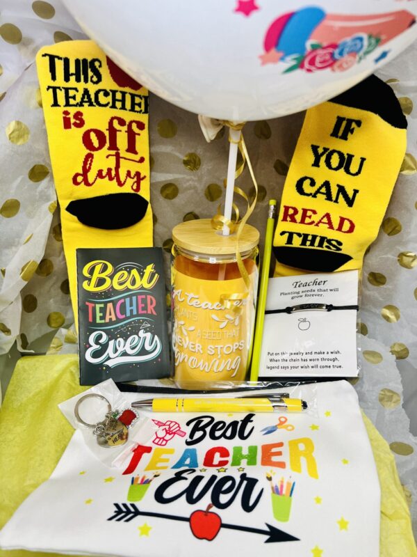 IMG_3113 Teacher’s Day Deluxe Appreciation Gift Box – Inspirational Notebook, Teacher Glass Cup & More
