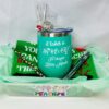 Teacher’s Appreciation Wine Tumbler Gift Basket – Keychain, Socks & More with Balloon