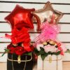 Floral Purse Chocolate Roses Gift Package