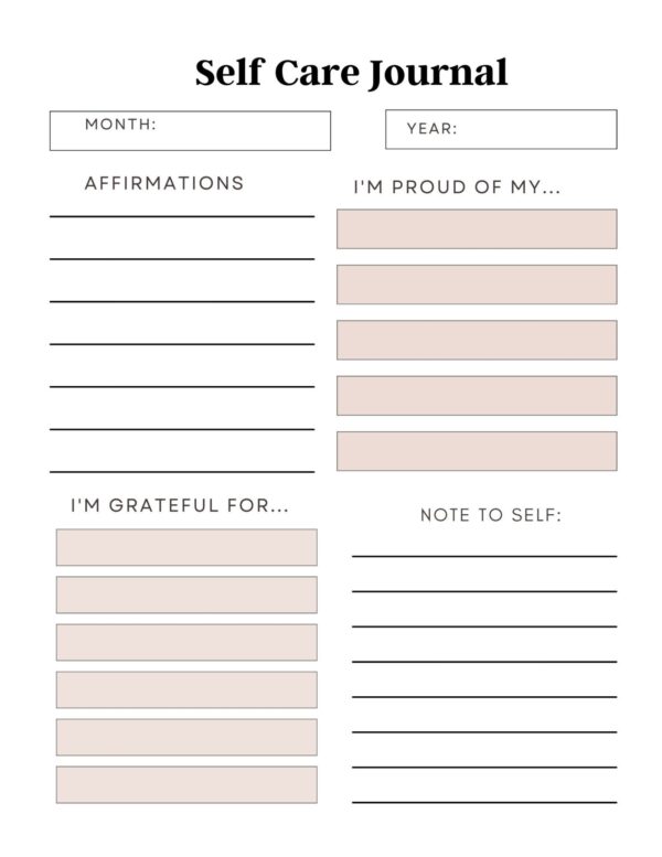 A Comprehensive Mental Health Planner | Mental Health Planner | Printable Mental Health Planner | Mental Health Journal | Digital Planner