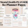 A Comprehensive Mental Health Planner | Mental Health Planner | Printable Mental Health Planner | Mental Health Journal | Digital Planner