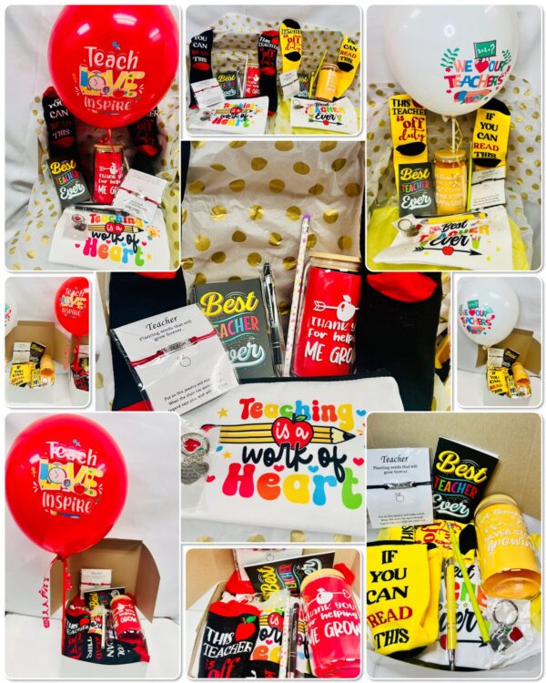 Teacher’s Day Deluxe Appreciation Gift Box Teacher’s Day Deluxe Appreciation Gift Box – Inspirational Notebook, Teacher Glass Cup & More