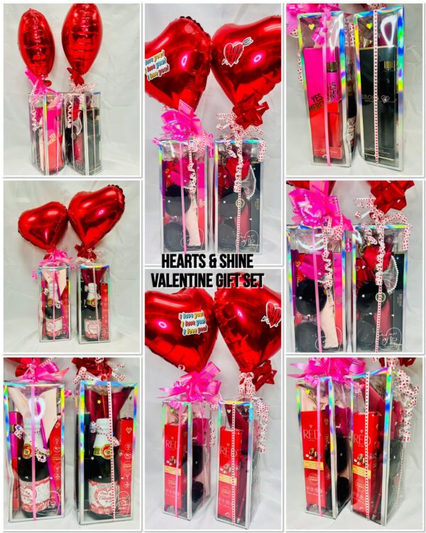 Valentine's Gift Set Hearts & Shine Valentine Gift Set