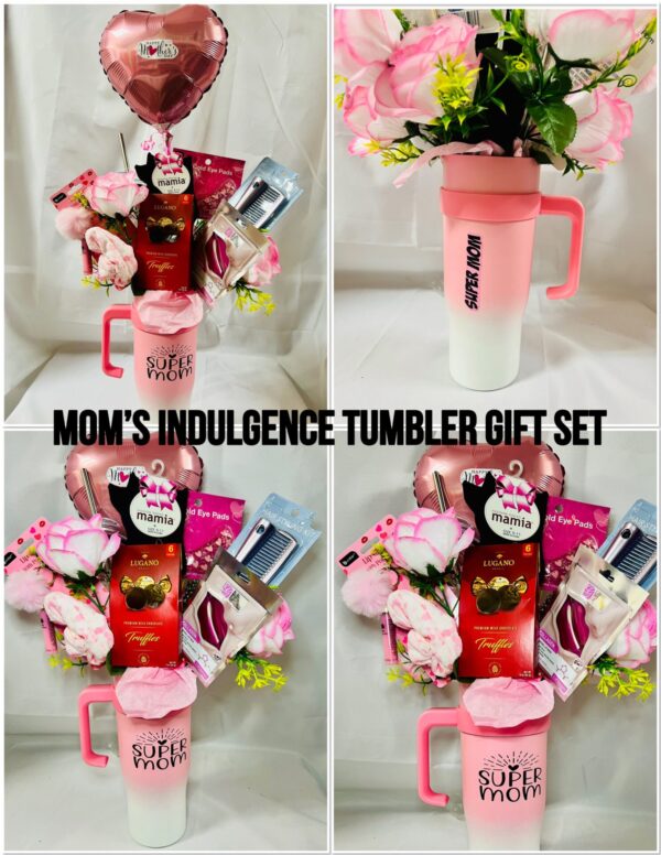 Mom’s Indulgence Tumbler Gift Set Mothers Day Tumbler Gift