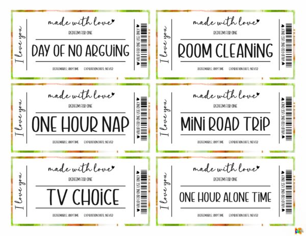Father's Day Coupon Book Father's Day Coupon Book1