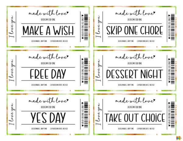 2 Father's Day Coupon Book Free Download