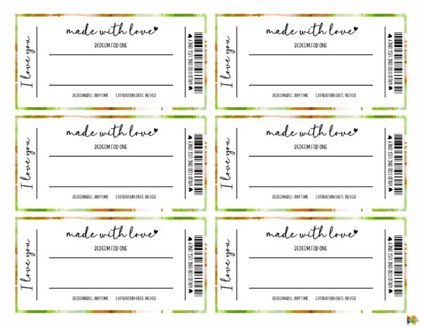 6 Father's Day Coupon Book Free Download