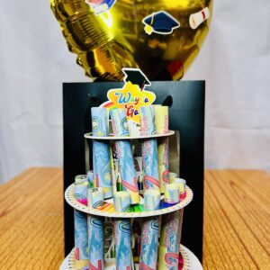 Money Moves Grad Cake