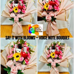 Say It With Blooms – Voice Note Bouquet