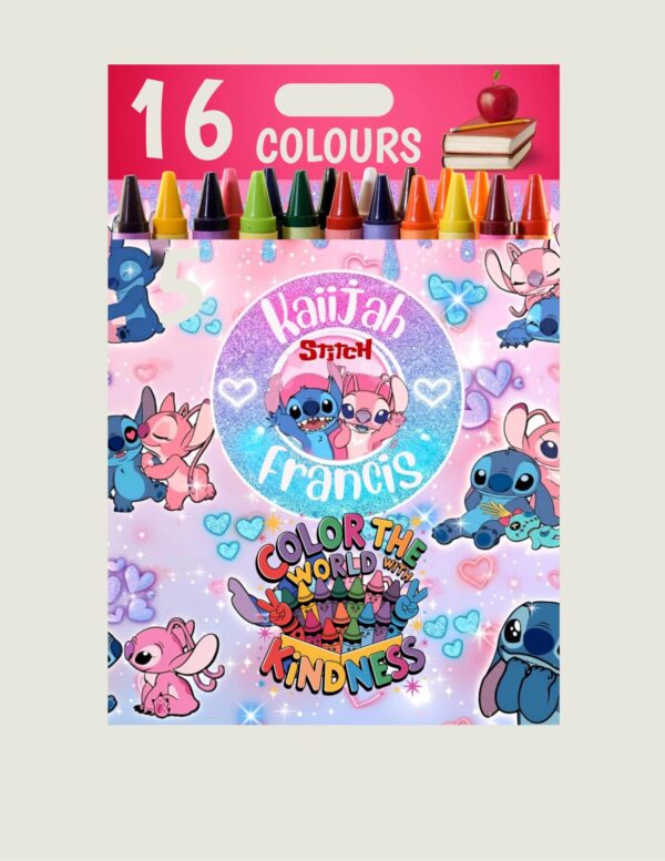 Crayons Box personalized box of crayons